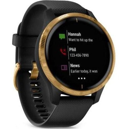 Спортивний годинник Garmin Venu Black/Gold (010-02173-33/31/39/32)  Фото №1