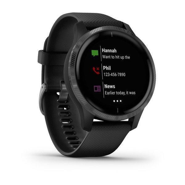 Спортивний годинник Garmin Venu Black/Slate (010-02173-13/12/11)  Фото №0