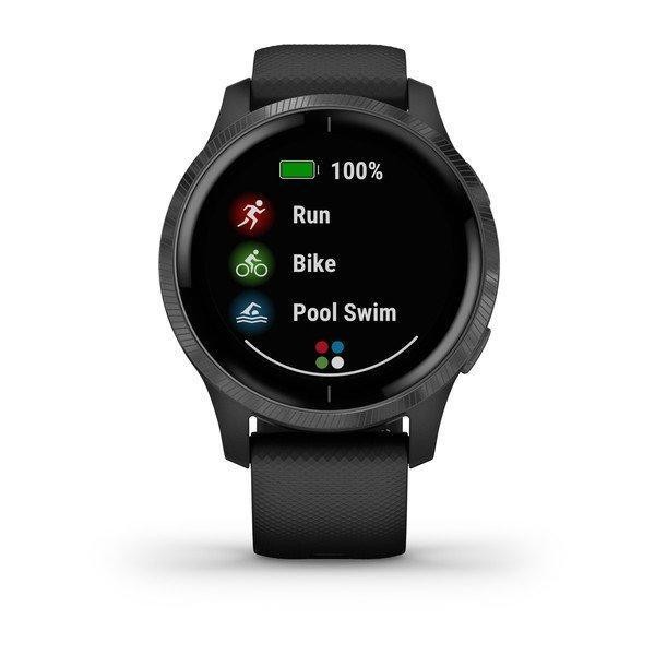 Спортивний годинник Garmin Venu Black/Slate (010-02173-13/12/11)  Фото №2