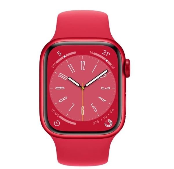 Смарт-часы Apple Watch Series 8 GPS + Cellular 41mm PRODUCT RED Aluminum Case w. PRODUCT RED S. Band (MNJ23)