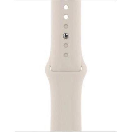 Смарт-годинник Apple Watch Series 8 GPS + Cellular 41mm Gold S. Steel Case w. Starlight S. Band (MNJC3/MNV93)  Фото №1