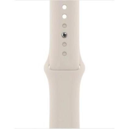 Смарт-годинник Apple Watch Series 8 GPS + Cellular 41mm Gold S. Steel Case w. Starlight S. Band (MNJC3/MNV93)  Фото №1