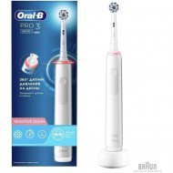 Електрична зубна щітка Oral-B PRO3 3000 D505.513.3 Sensitive Clean White