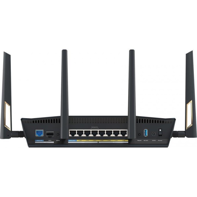 Бездротовий маршрутизатор (роутер) ASUS RT-BE88U (90IG08V0-MO3N0V)  Фото №5