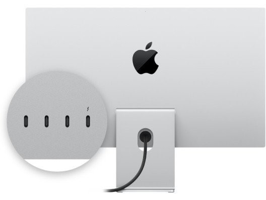 Монітор Apple Studio Display with Tilt Adjustable Stand (Nano-Texture Glass) (MMYW3)  Фото №9