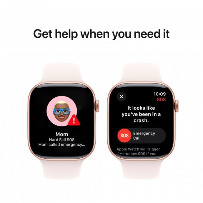 Смарт-годинник Apple Watch Series 10 GPS 42mm Rose Gold Alu. Case w. Light Blush Sport Band - M/L (MWWJ3)  Фото №4