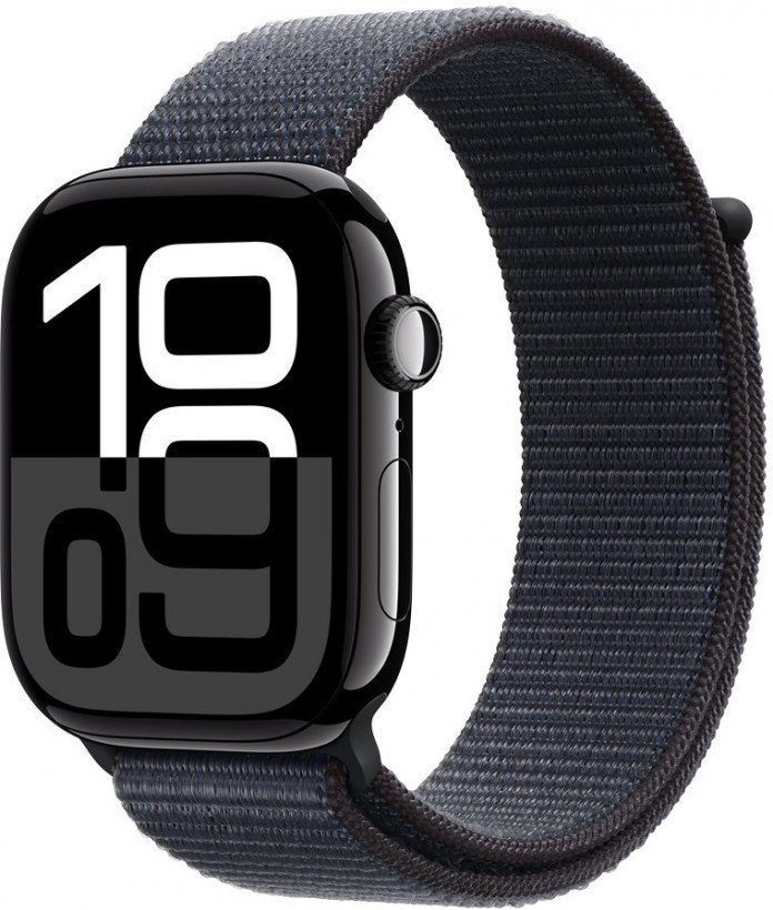 Смарт-часы Apple Watch Series 10 GPS 42mm Jet Black Aluminum Case w. Ink Sport Loop (MWWG3)  Фото №2