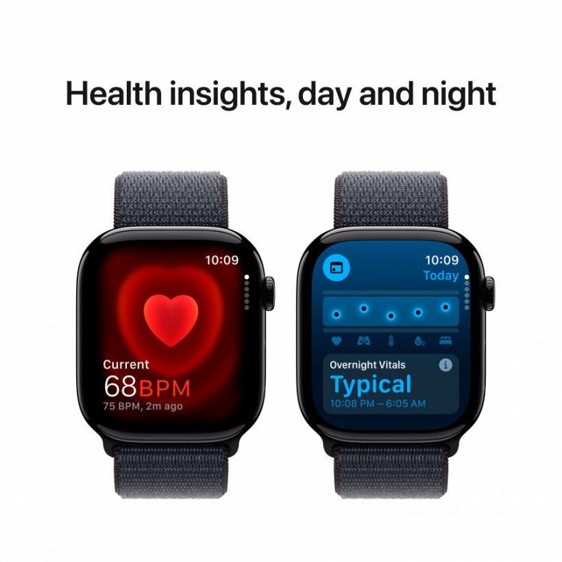 Смарт-часы Apple Watch Series 10 GPS 42mm Jet Black Aluminum Case w. Ink Sport Loop (MWWG3)  Фото №3