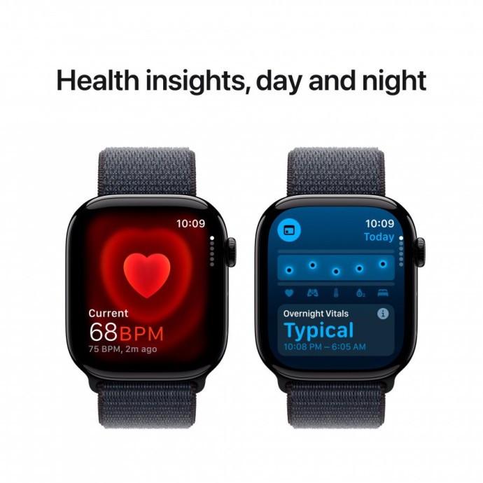 Смарт-годинник Apple Watch Series 10 GPS 42mm Jet Black Aluminum Case w. Ink Sport Loop (MWWG3)  Фото №3