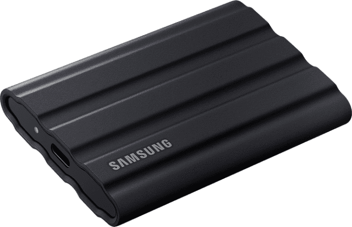 SSD накопитель Samsung T7 Shield  накопитель Samsung T7 Shield 1TB Black (MU-PE1T0S)  Фото №4