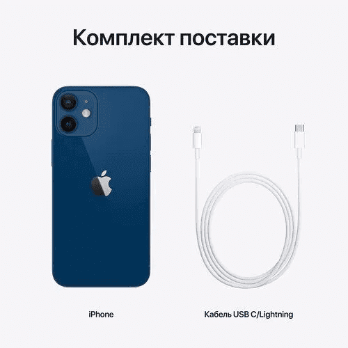 Смартфон Apple iPhone 12 mini 64GB Blue (MGE13)  Фото №3