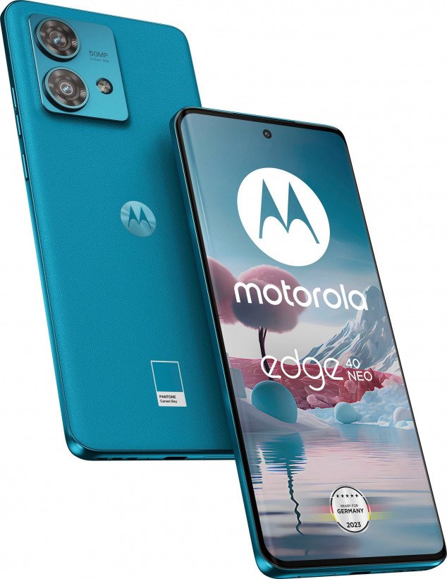 Смартфон Motorola Edge 40 Neo 12/256GB Caneel Bay (PAYH0082) (Пошкоджене пакування)  Фото №0