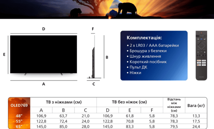 Телевізор Philips 55OLED769/12  Фото №9