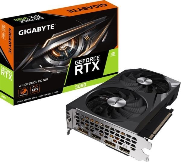 Видеокарта Gigabyte GeForce RTX 3060 WINDFORCE OC 12G (GV-N3060WF2OC-12GD)  Фото №6