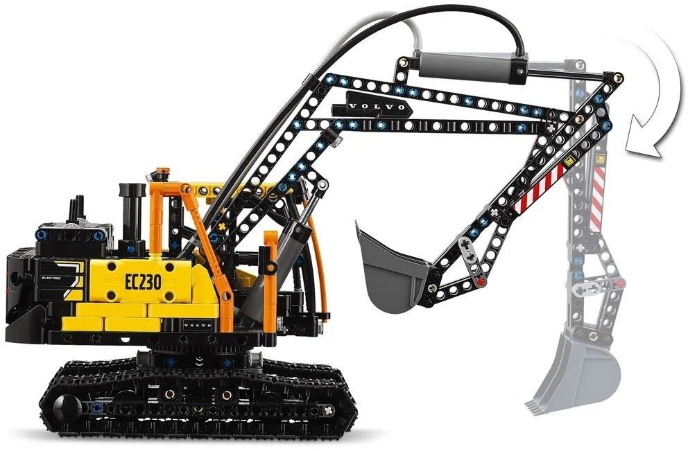 Авто-конструктор LEGO Вантажівка Volvo FMX та електричний екскаватор EC230 (42175)