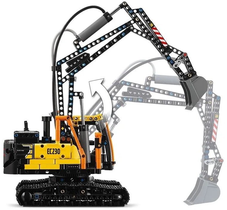Авто-конструктор LEGO Вантажівка Volvo FMX та електричний екскаватор EC230 (42175)  Фото №2