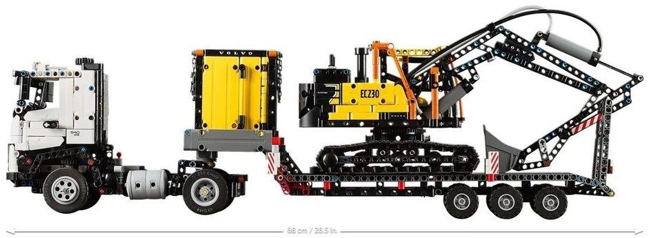 Авто-конструктор LEGO Вантажівка Volvo FMX та електричний екскаватор EC230 (42175)  Фото №3