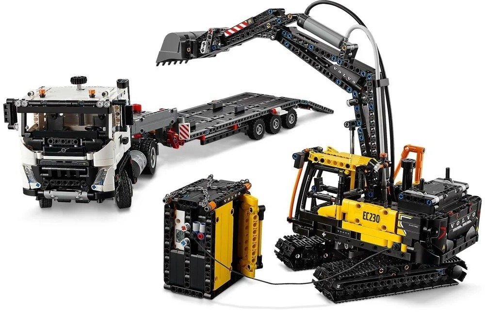 Авто-конструктор LEGO Вантажівка Volvo FMX та електричний екскаватор EC230 (42175)  Фото №5