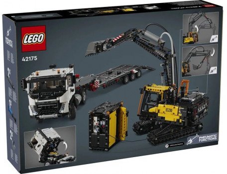 Авто-конструктор LEGO Вантажівка Volvo FMX та електричний екскаватор EC230 (42175)  Фото №4