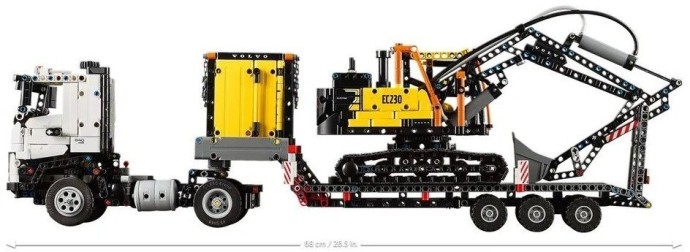 Авто-конструктор LEGO Вантажівка Volvo FMX та електричний екскаватор EC230 (42175)  Фото №3