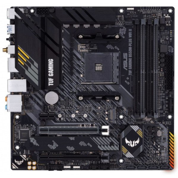 Материнська плата Asus TUF GAMING B550M-PLUS WIFI II (90MB19Y0-M0EAY0)  Фото №2