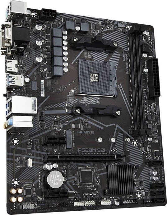 Материнская плата Gigabyte A520M S2H  Фото №1