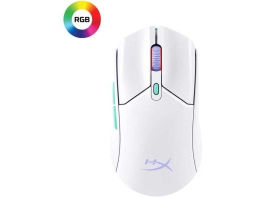 Миша HyperX Pulsefire Haste 2 Core Wireless White (8R2E7AA)  Фото №0