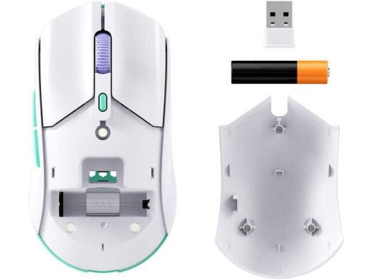 Миша HyperX Pulsefire Haste 2 Core Wireless White (8R2E7AA)  Фото №7