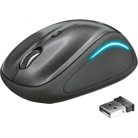 Мышь Trust Yvi FX Wireless Mouse Black (22333)  Фото №2