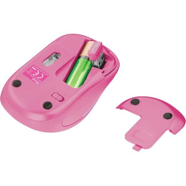 Мышь Trust Yvi FX Wireless Mouse Pink (22336)  Фото №2