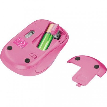 Мышь Trust Yvi FX Wireless Mouse Pink (22336)  Фото №2