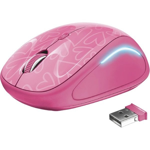 Миша Trust Yvi FX wireless mouse Pink (22336)  Фото №0