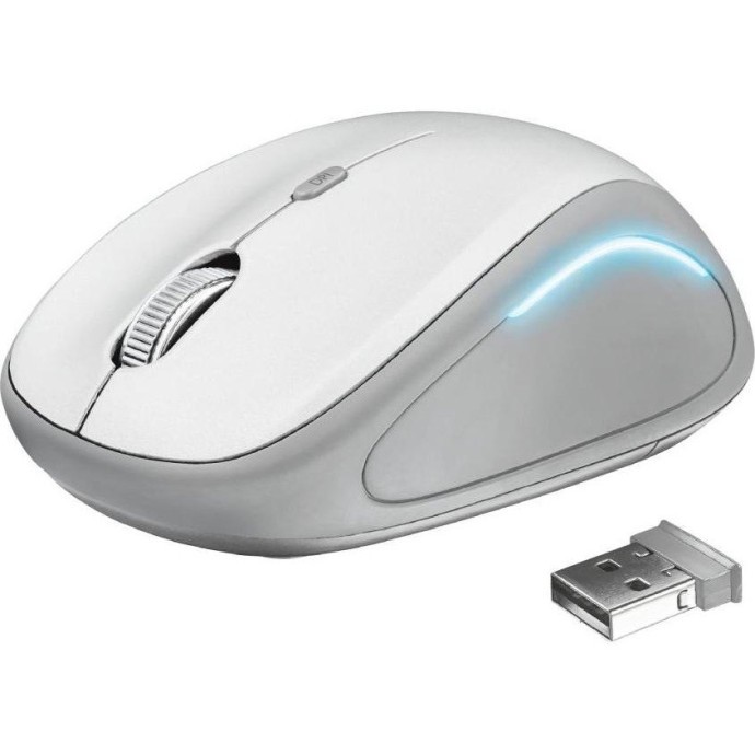 Миша Trust Yvi FX wireless mouse White (22335)  Фото №0