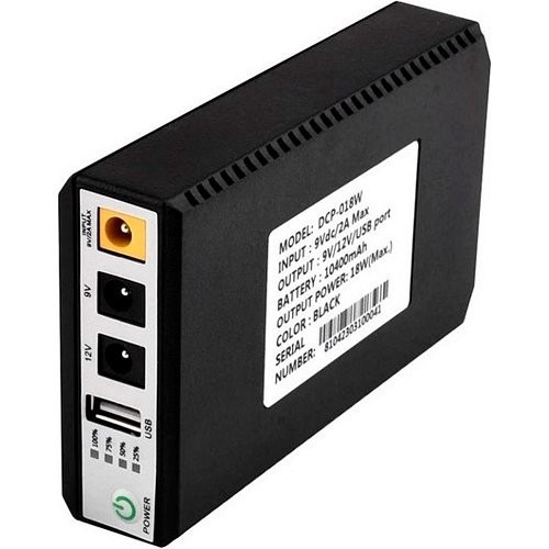 Джерело безперебійного живлення для роутера TTN DCP-018W (18 Вт, 10400 мА-год)  Фото №1