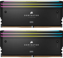 Пам&#039;ять для настільних комп&#039;ютерів Corsair 32 GB (2x16GB) DDR5 6000 MHz Dominator Titanium RGB Black (CMP32GX5M2B6000C30)