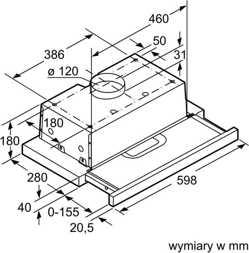 Витяжка телескопічна Bosch DFT63AC50  Фото №6