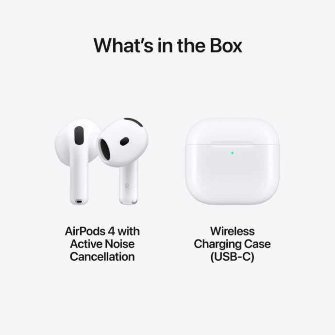 Наушники TWS Apple AirPods 4 with Active Noise Cancellation (MXP93)  Фото №8