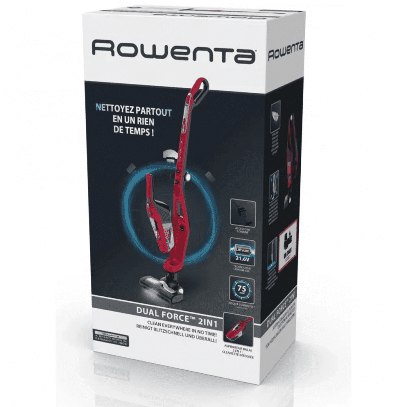 Пилосос 2в1 (вертикальний + ручний) Rowenta Dual Force 2in1 RH6753WO  Фото №3