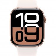 Смарт-годинник Apple Watch Series 10 GPS + Cellular 42mm Rose Gold Alu. Case w. Light Blush Sport Band - S/M (MWX93)