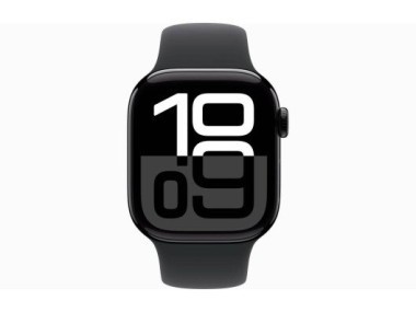 Смарт-годинник Apple Watch Series 10 GPS + Cellular 42mm Jet Black Alu. Case w. Black Sport Band - S/M (MWX63)