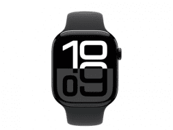 Смарт-годинник Apple Watch Series 10 GPS + Cellular 42mm Jet Black Alu. Case w. Black Sport Band - M/L (MWX73)