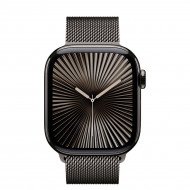 Смарт-годинник Apple Watch Series 10 GPS + Cellular 46mm Slate Titanium Case w. Slate Milanese Loop - M/L (MWYW3)