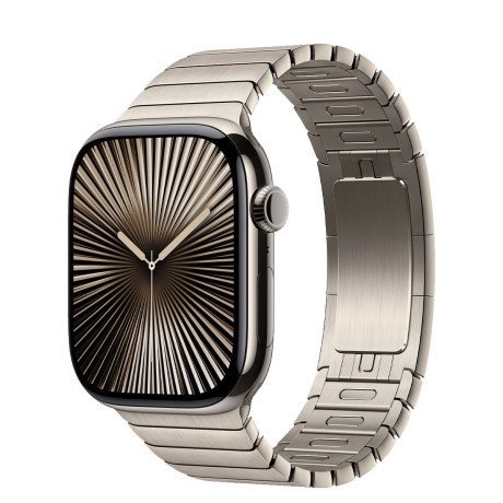 Смарт-годинник Apple Watch Series 10 GPS + Cellular 46mm Natural Titanium Case w. Natural Link Bracelet (MX163+MXMF3)  Фото №0