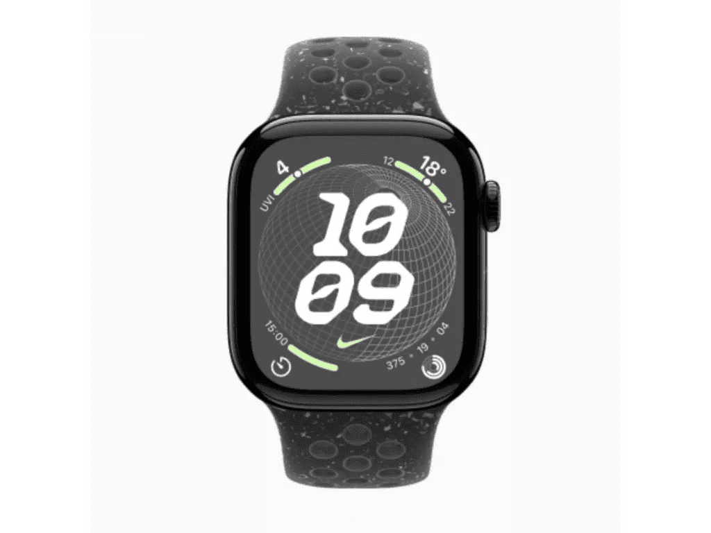 Смарт-часы Apple Watch Series 10 GPS 46mm Jet Black Aluminum (MWX13) + Midnight Nike Sport Band M/L (MYL73)
