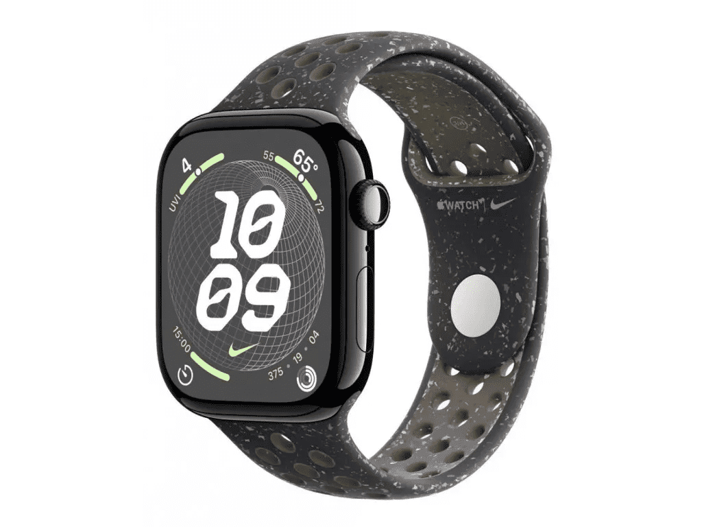 Смарт-часы Apple Watch Series 10 GPS 46mm Jet Black Aluminum (MWX13) + Midnight Nike Sport Band M/L (MYL73)  Фото №0