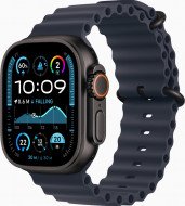 Смарт-годинник Apple Watch Ultra 2 GPS + Cellular 49mm Black Titanium Case w. Navy Ocean Band (MYTC3+MYPA3)