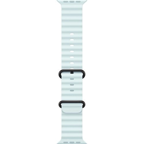 Смарт-часы Apple Watch Ultra 2 GPS + Cellular 49mm Black Titanium Case w. Ice Blue Ocean Band (MYTC3+MYP83)  Фото №1