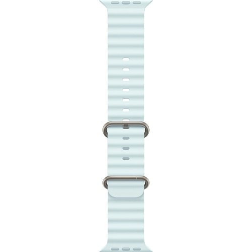 Смарт-часы Apple Watch Ultra 2 GPS + Cellular 49mm Natural Titanium Case w. Ice Blue Ocean Band (MYT03+MXTF3)  Фото №1