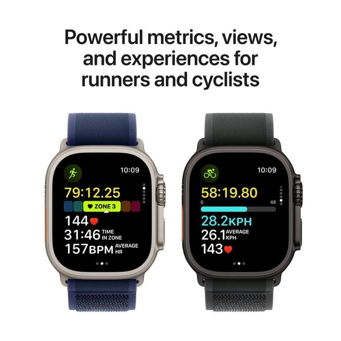 Смарт-часы Apple Watch Ultra 2 GPS + Cellular 49mm Black Titan. Корпус w. Dark Green Alpine Loop - Large (MX4T3)  Фото №2