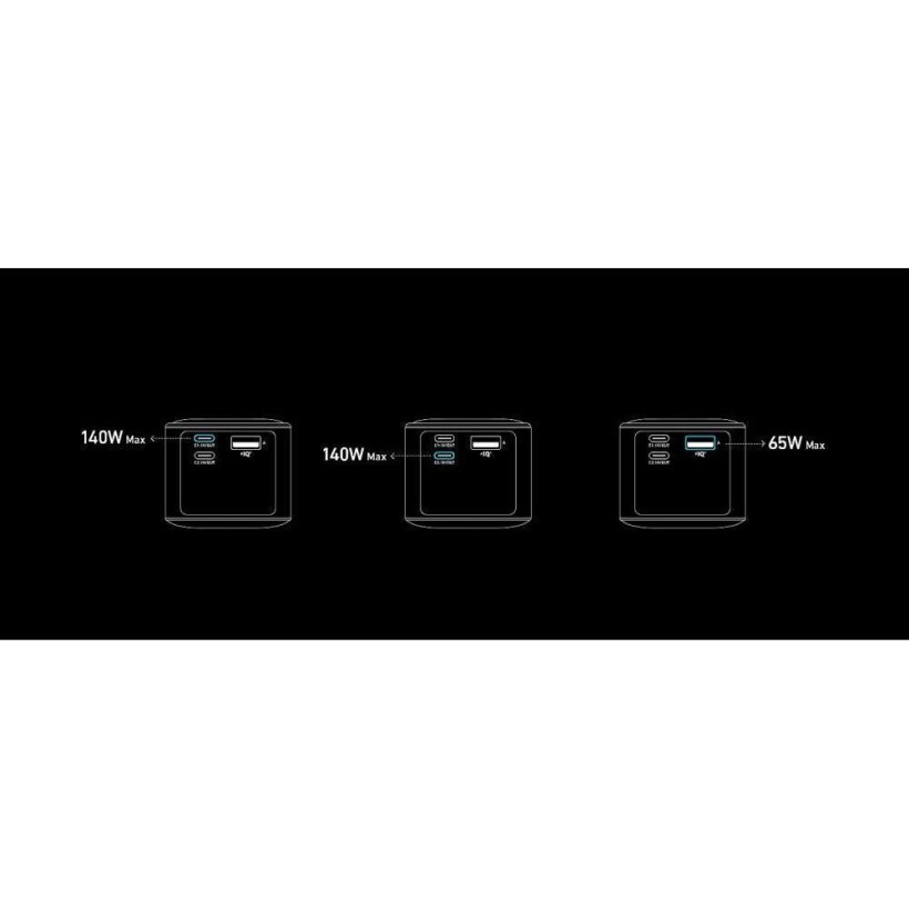 Зовнішній акумулятор Anker 737 Prime 27650 250W (A1340011)  Фото №1